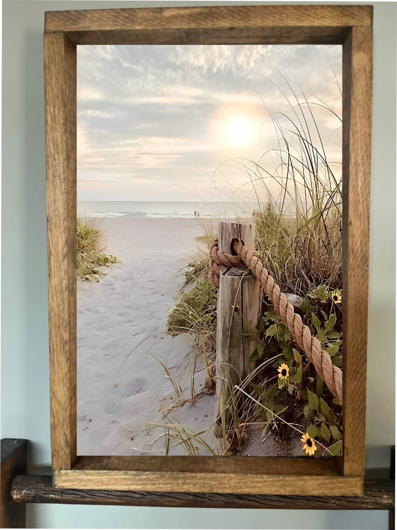 Beach Path Farmhouse Sign