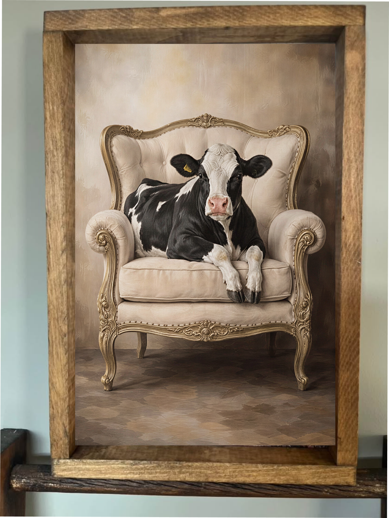 Comfy Cow Farmhouse Sign