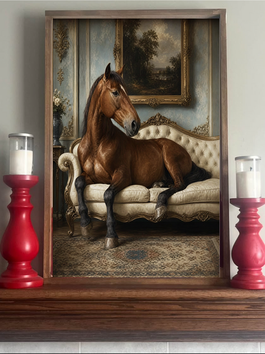Comfy Horse Farmhouse Sign