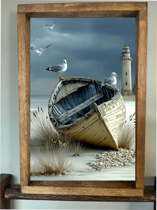 Dark Sky Beach Farmhouse Sign