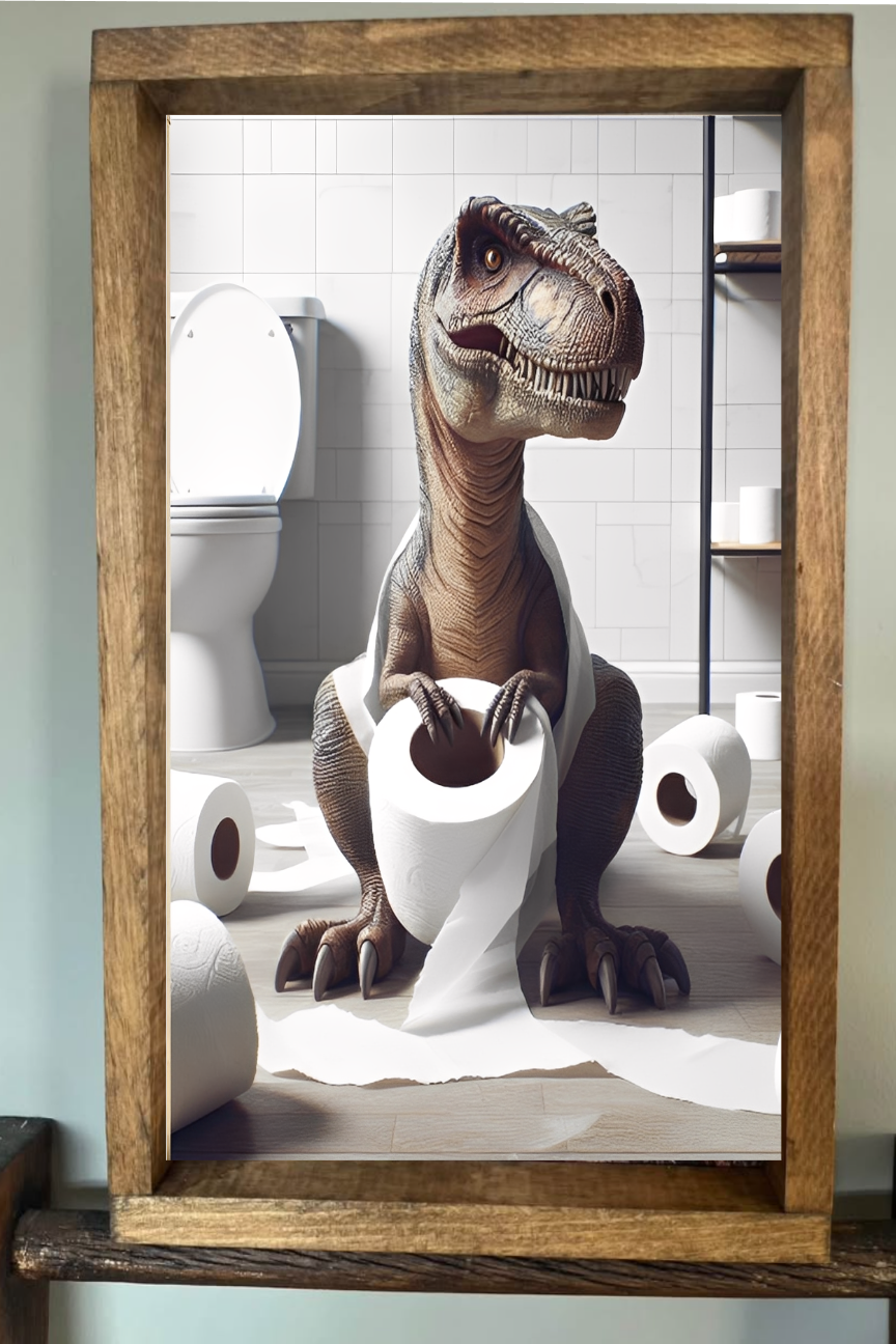 Dinosaur Playtime Farmhouse Sign