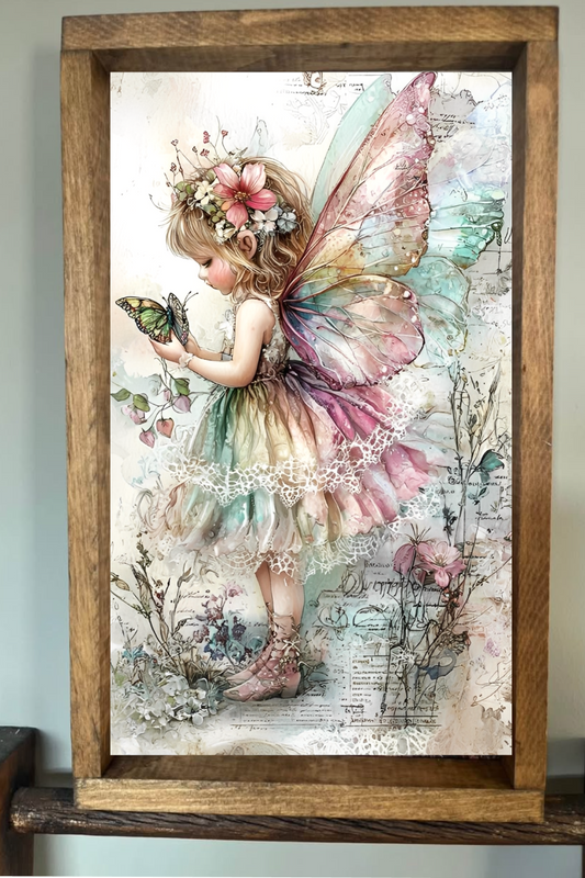Fairy Time Farmhouse Sign