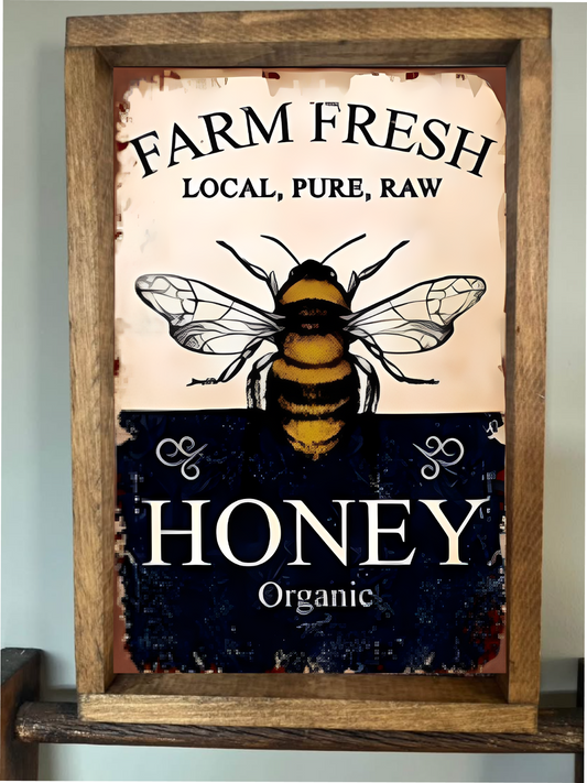 Farm Fresh Honey Farmhouse Sign