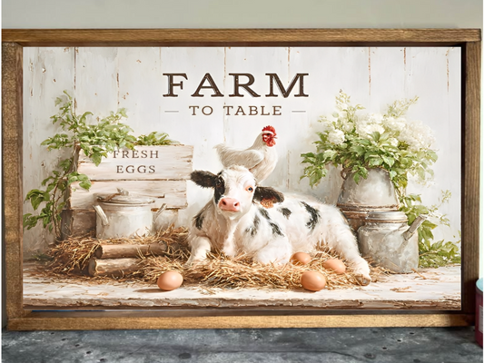 Farm to Table Farmhouse Sign