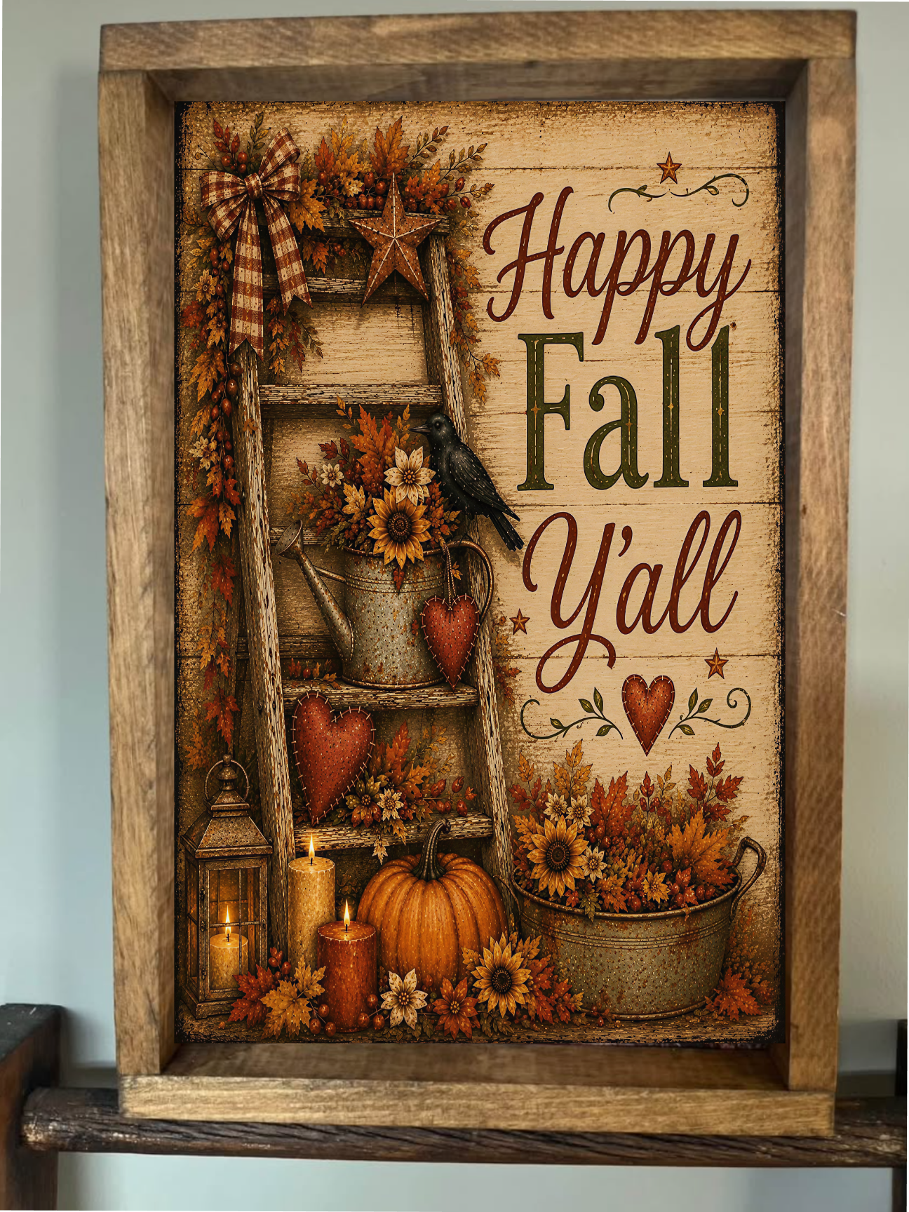 Happy Fall Farmhouse Sign