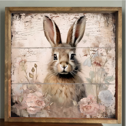 Hiding in the Garden Farmhouse Sign