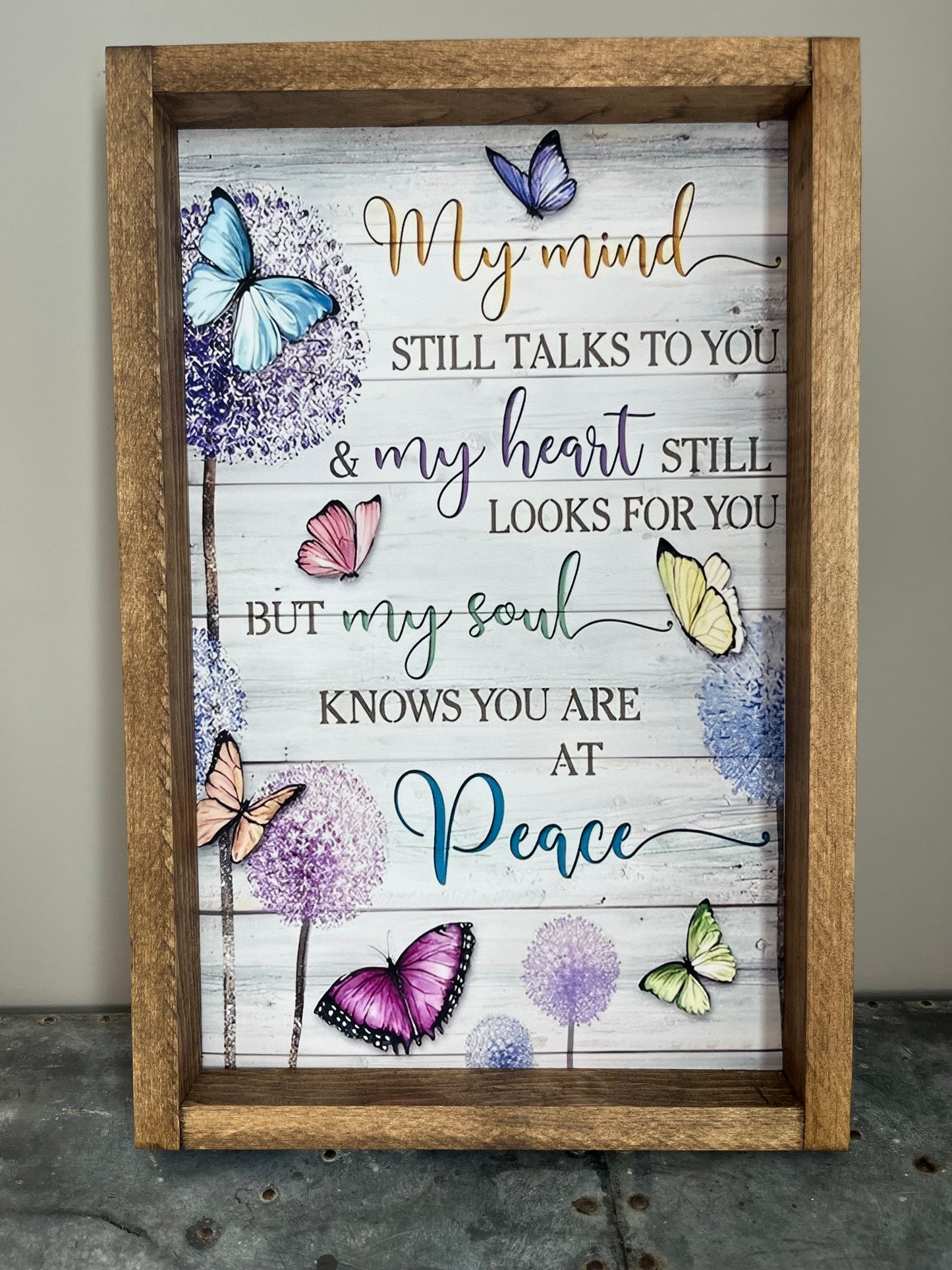 Memorial Farmhouse Sign