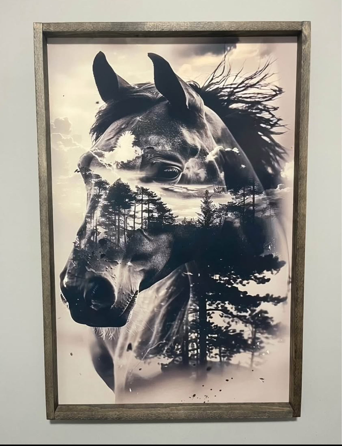 Silhoutte Horse Farmhouse Sign