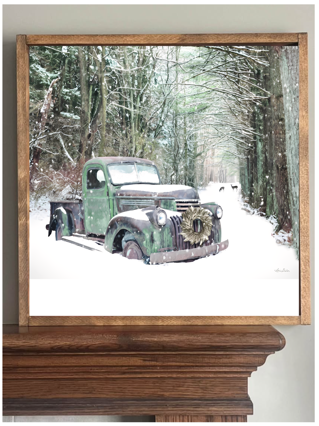 In the Bush Vintage Truck Farmhouse Sign