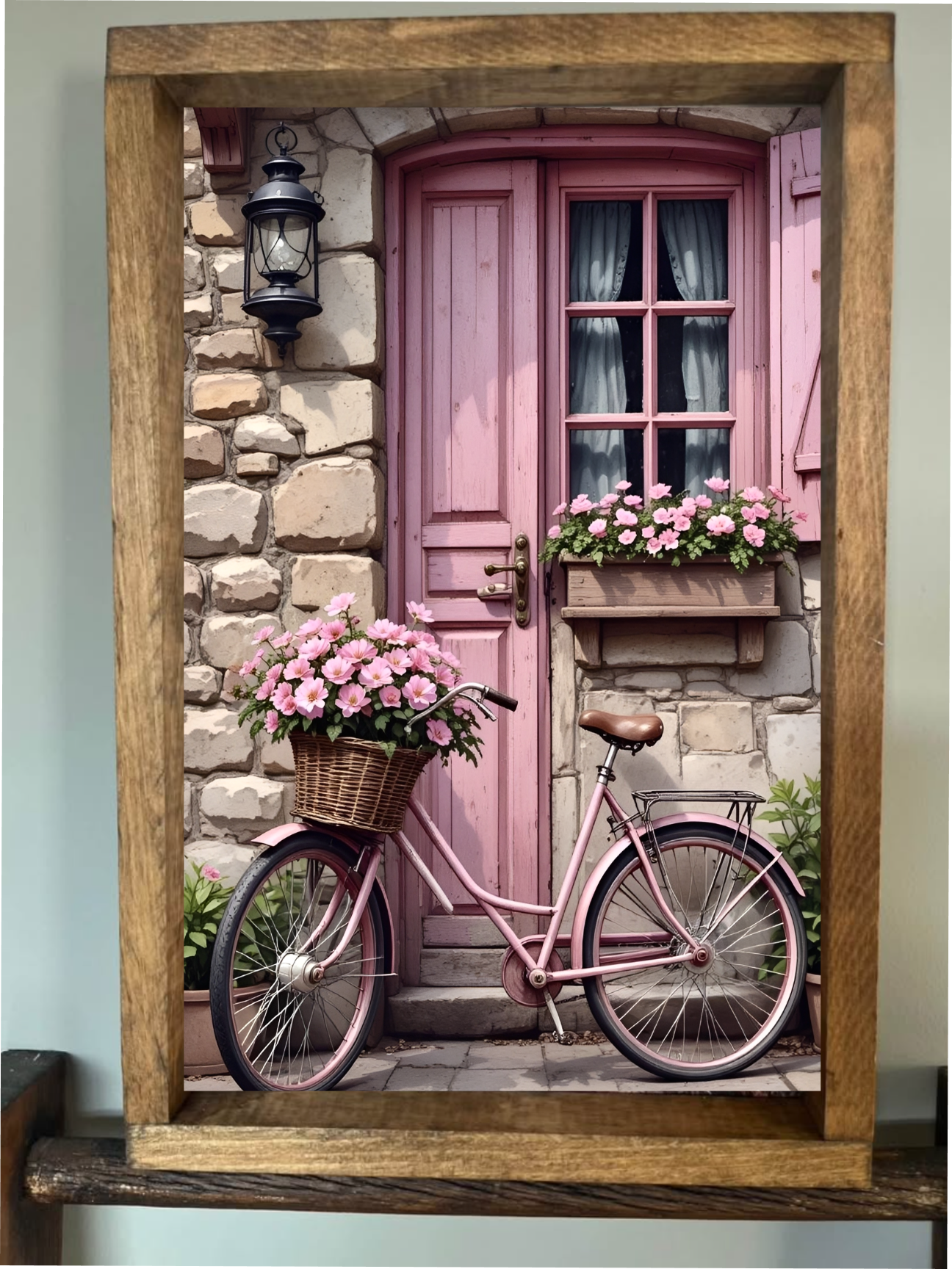 It's all about pink Farmhouse Sign