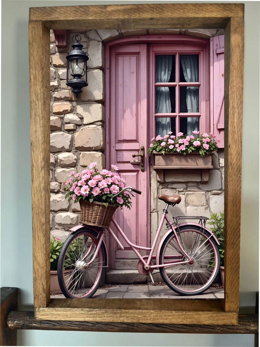 It's all about pink Farmhouse Sign