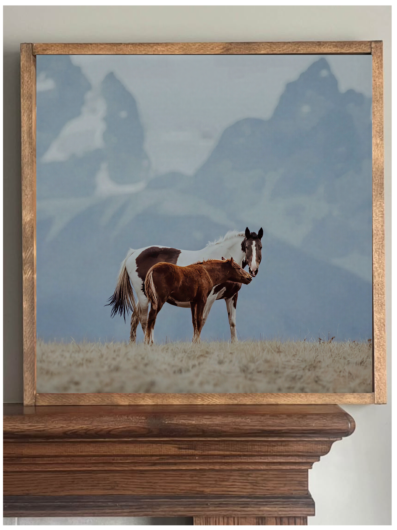 Mountain View Horses Farmhouse Sign