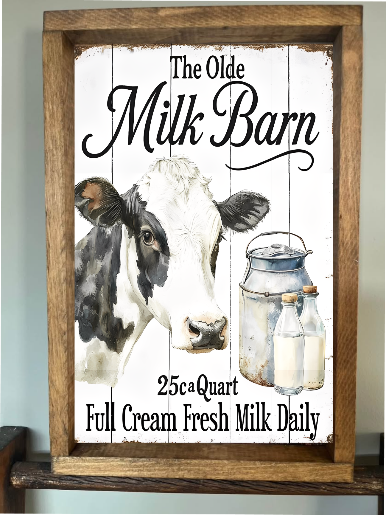 Olde Milk Farm Farmhouse Sign