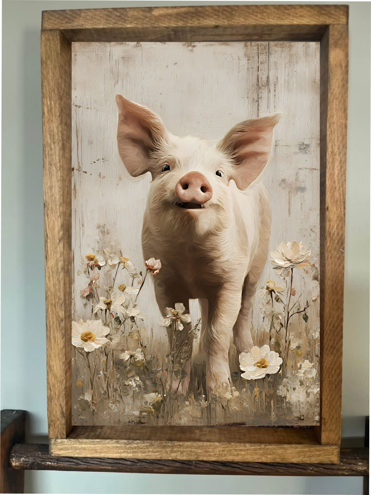 Painted Pig Farmhouse Sign