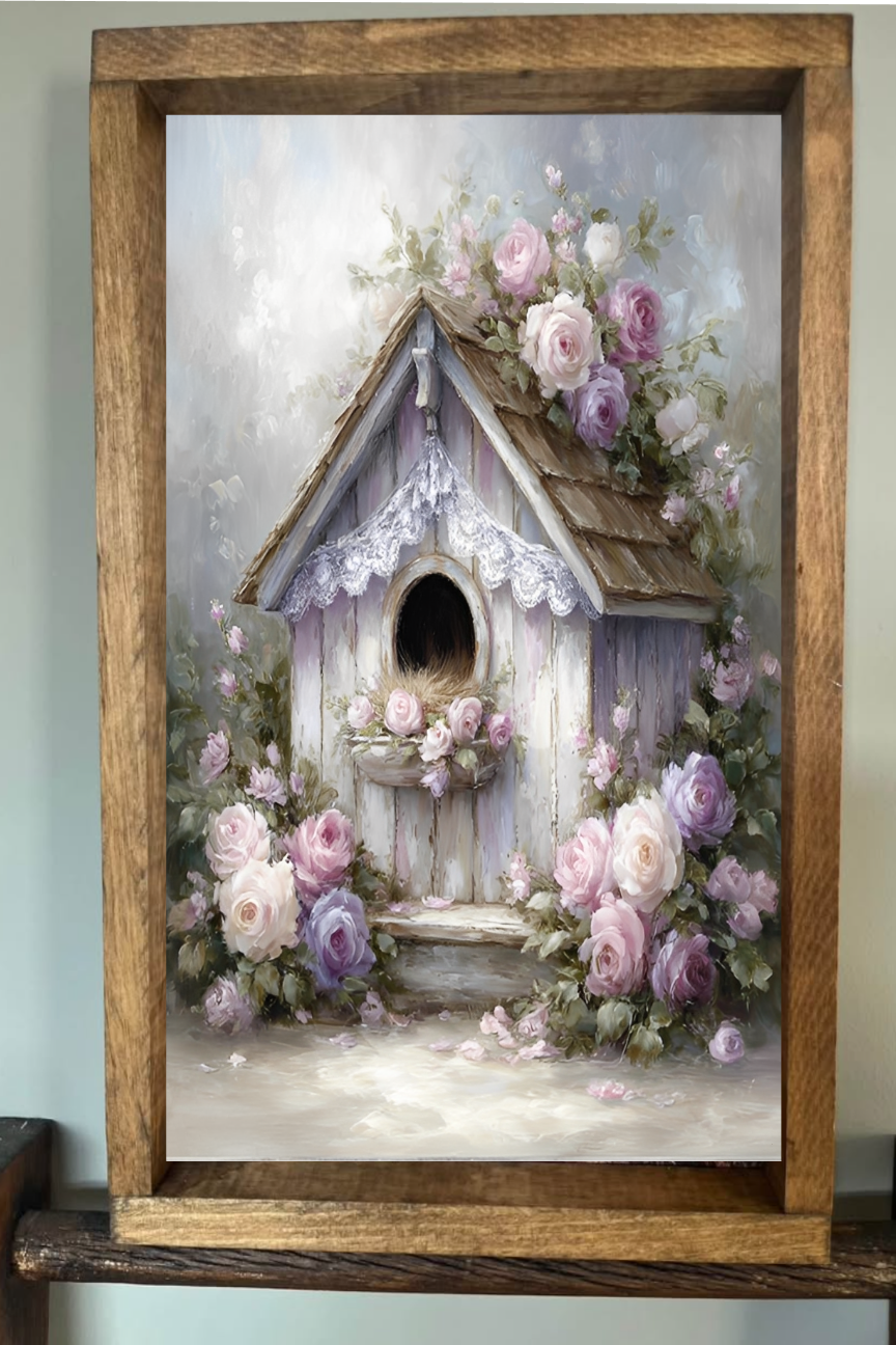 The Pretty Birdhouse Farmhouse Sign