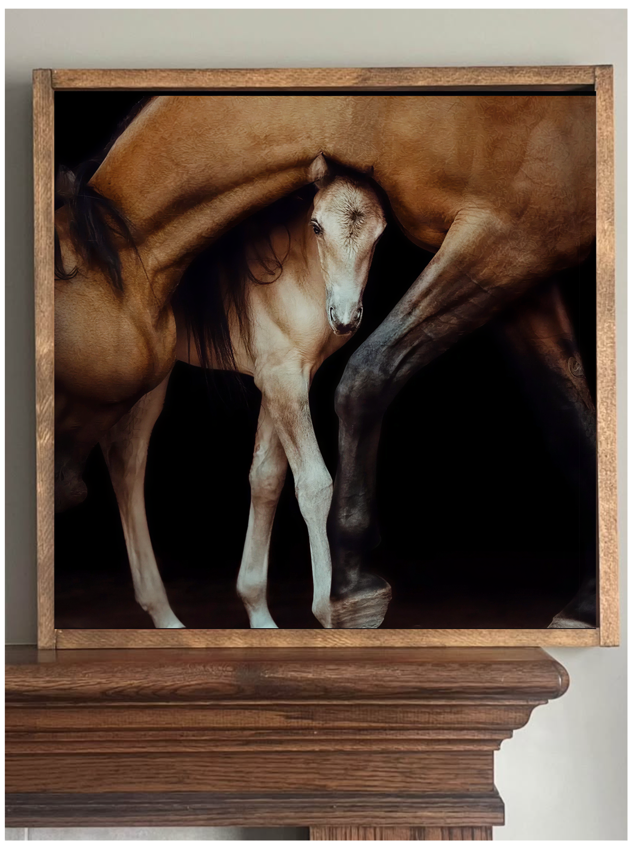 Protective Horse Mom Farmhouse Sign