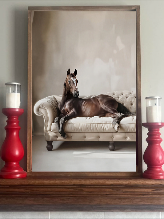 Relaxing Horse Time Farmhouse Sign