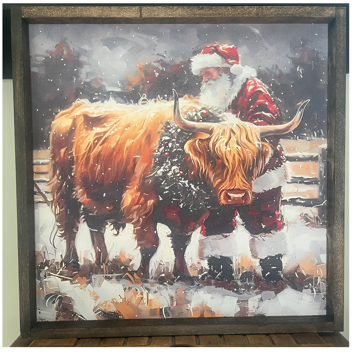 Santa's Helper Farmhouse Sign