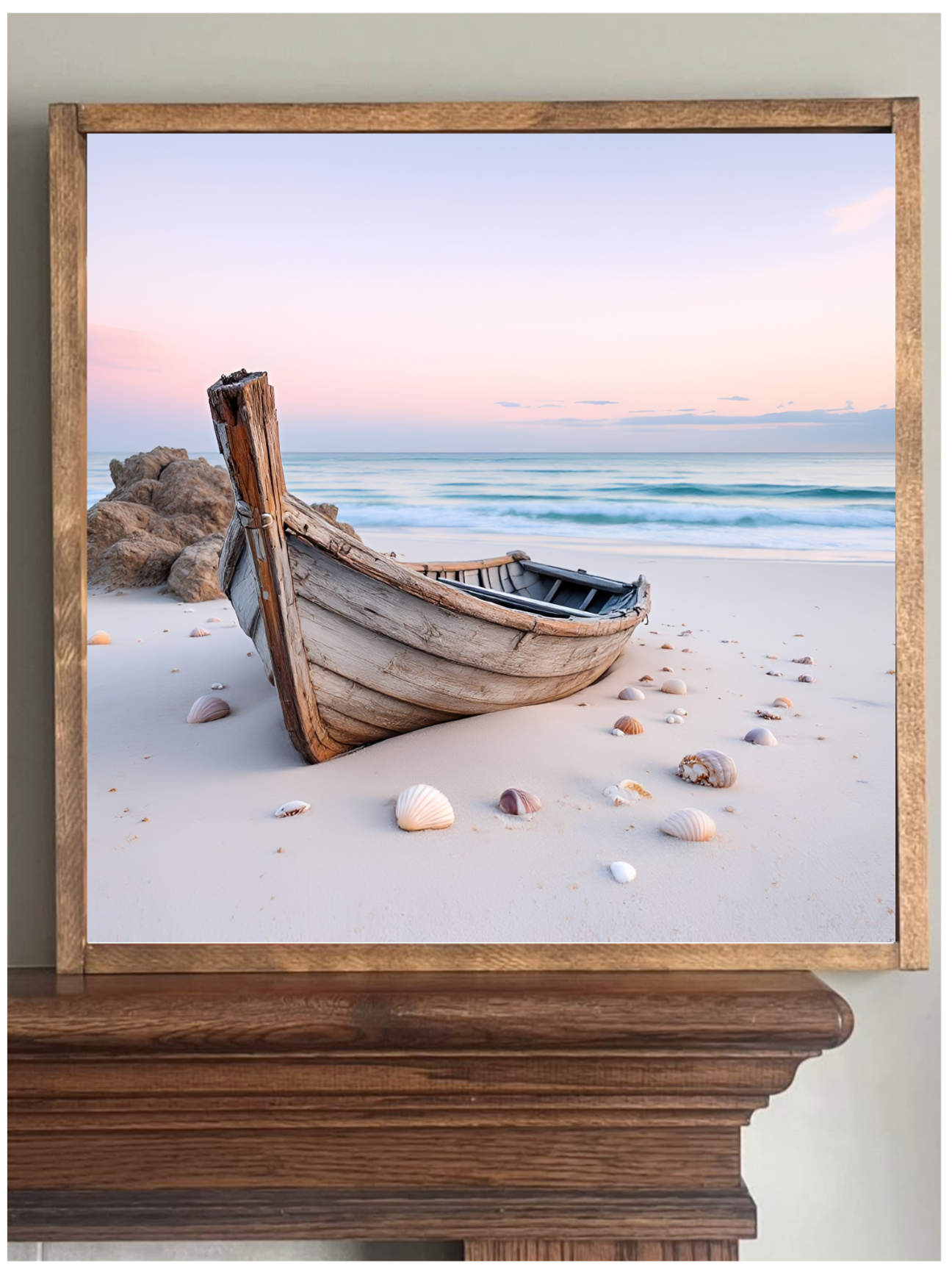 Shells and Sand Farmhouse Sign