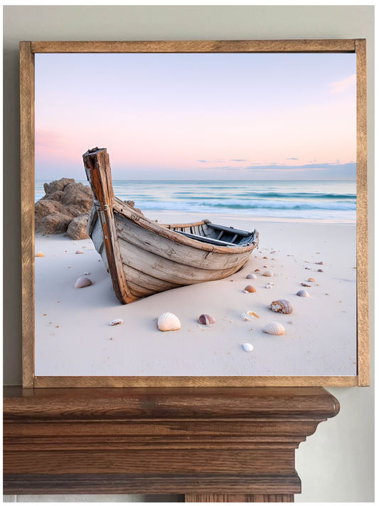 Shells and Sand Farmhouse Sign