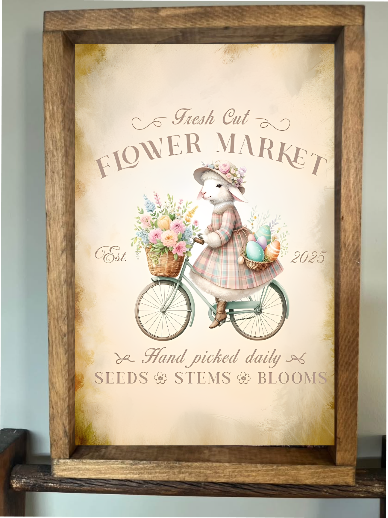 Spring Flower Market Farmhouse Sign
