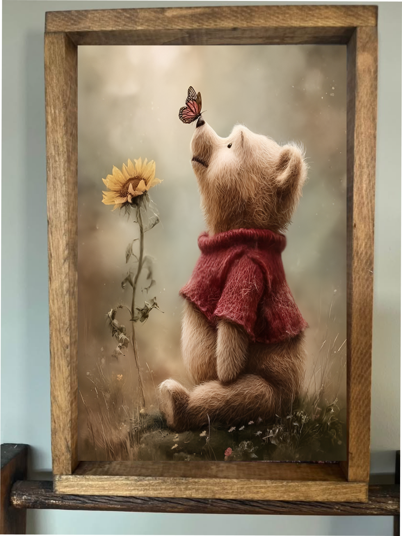 Teddy Bear Simplicity Farmhouse Sign