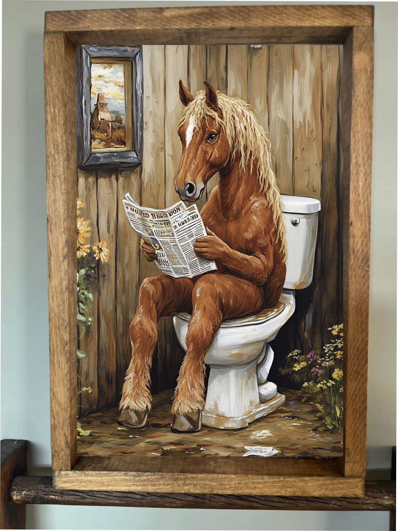Time Out Horse Farmhouse Sign