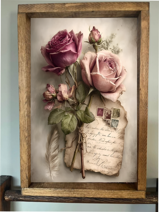 Timeless Roses Farmhouse Sign