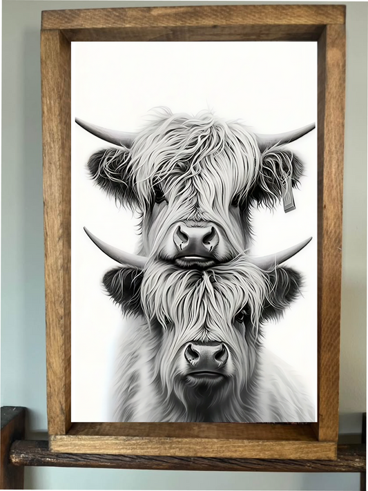 Twin Attitude Farmhouse Sign