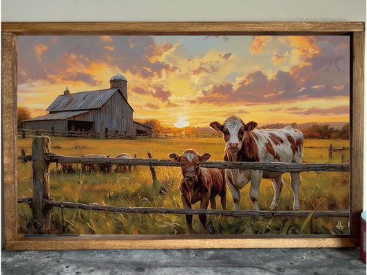 Country Field Farmhouse Sign