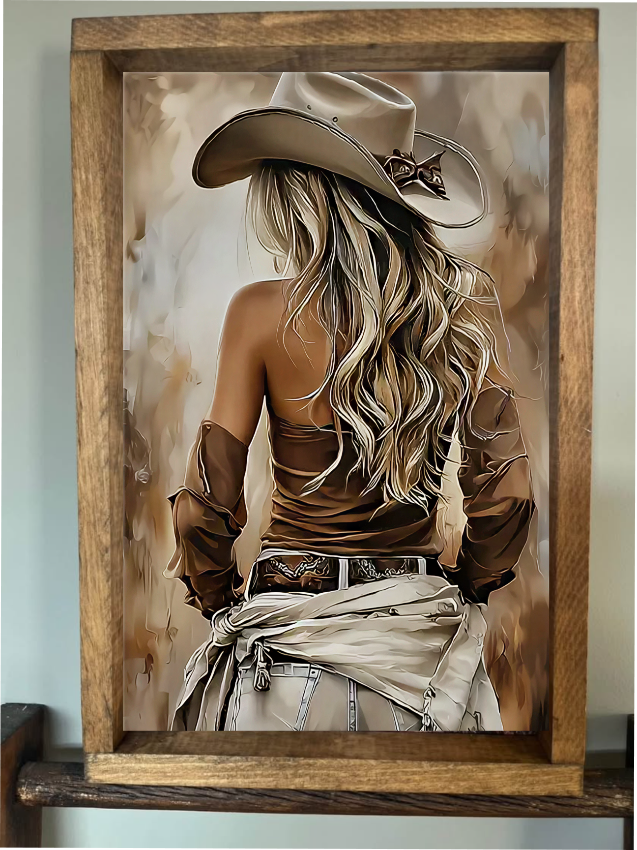 Cowgirl Farmhouse Sign
