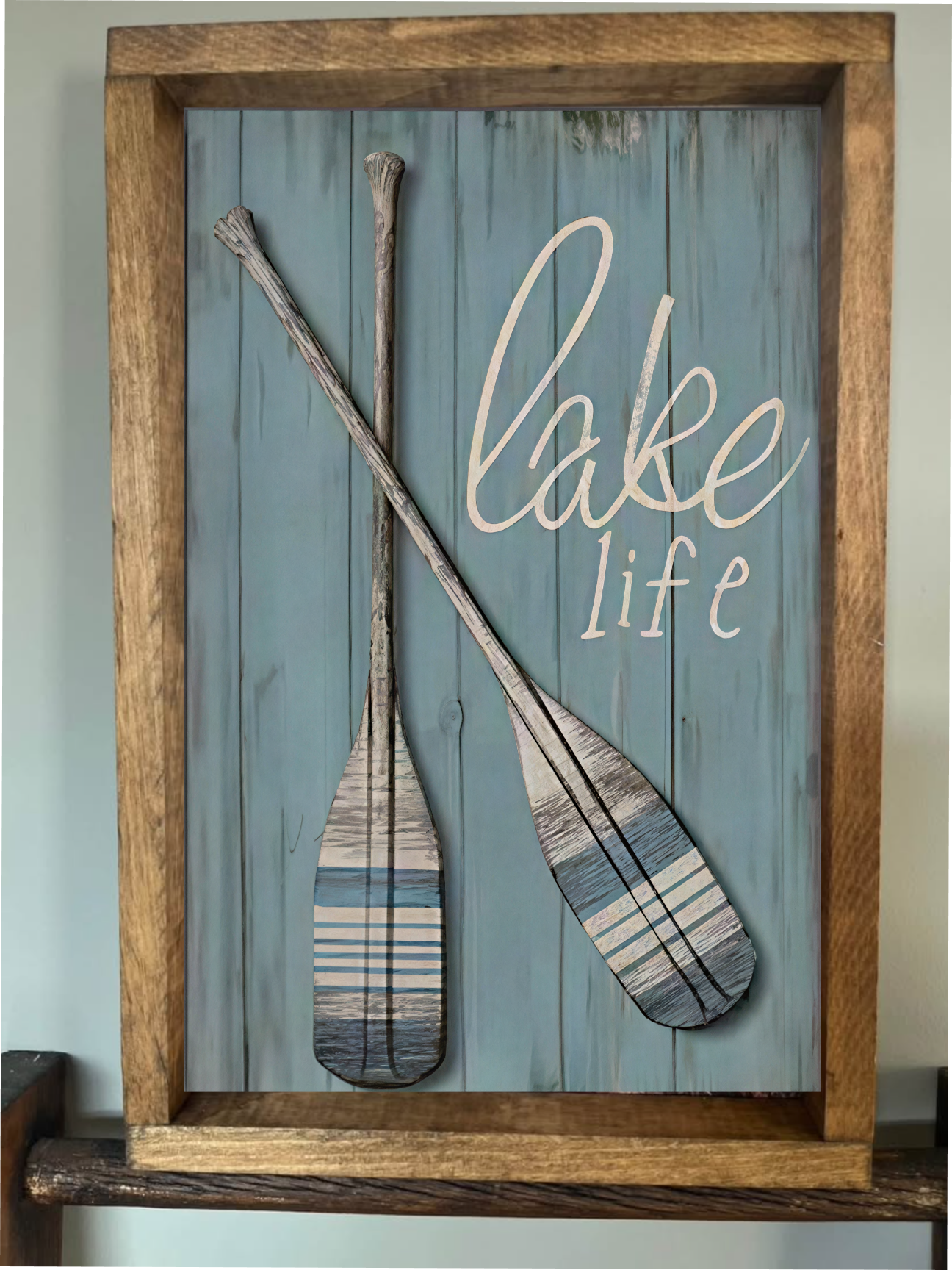 Lake Life Farmhouse Sign