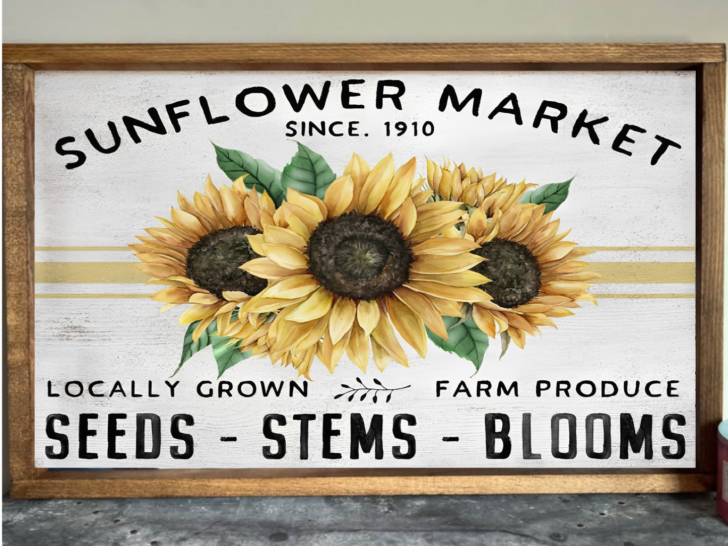Sunflower Market Farmhouse Sign